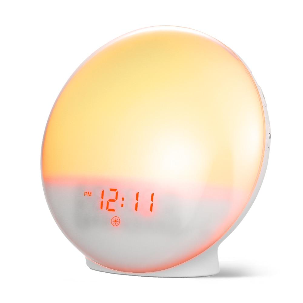 Alarm Clocks Wake Up Light FM Radio Sunrise Alarm Clock GiveMe-Gifts