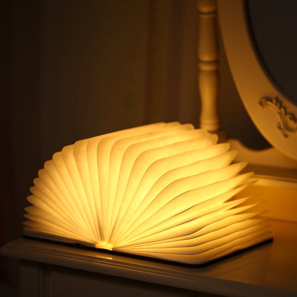 Book Lamp To My Granddaughter - I Will Always Be With You LED Folding Book Light GiveMe-Gifts