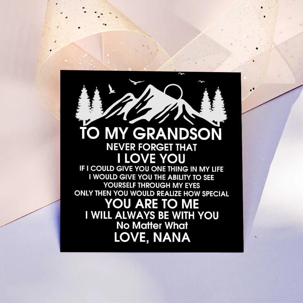 Bracelets For Grandson Nana To Grandson - I Love You Personalized Name Bracelet GiveMe-Gifts