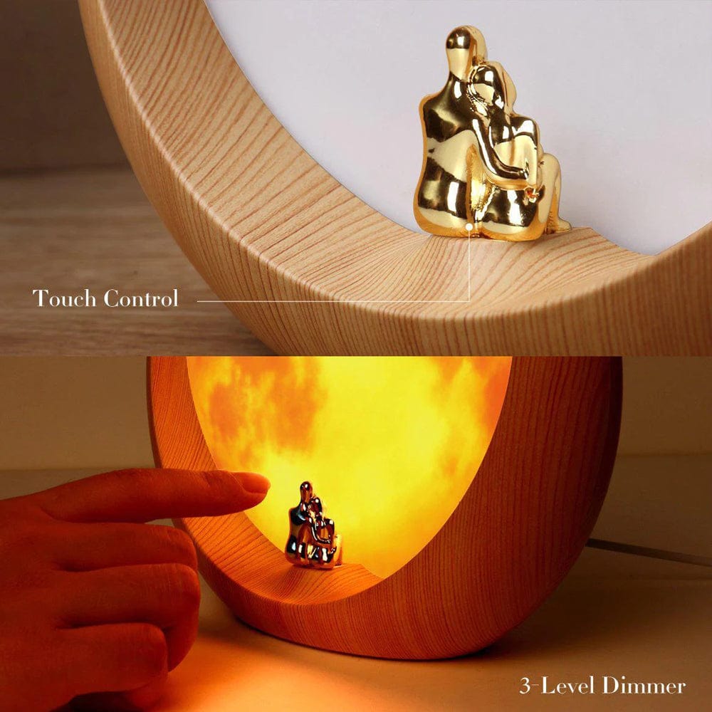 Moon Lamp Dad To Daughter - You Are Loved More Than You Know Engraved Moon Light GiveMe-Gifts