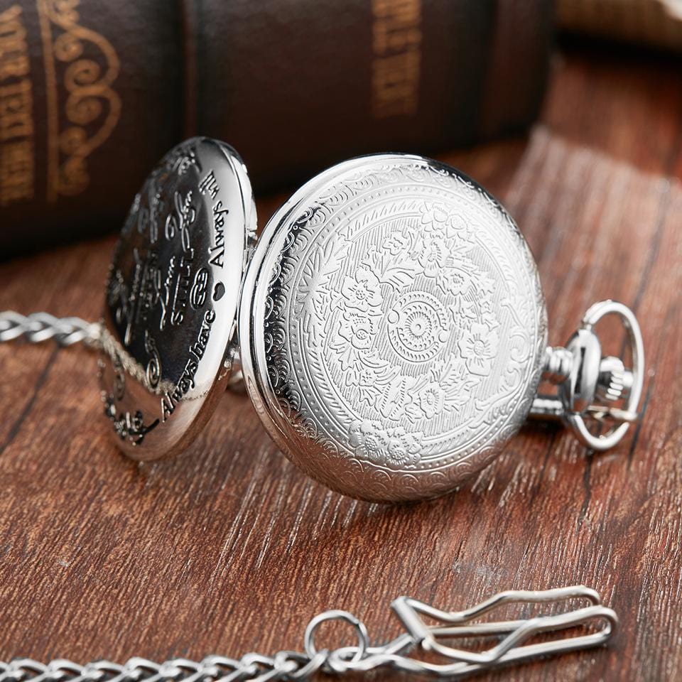 Pocket Watches To My Husband - I Love You Still Silver Engraved Pocket Watch GiveMe-Gifts