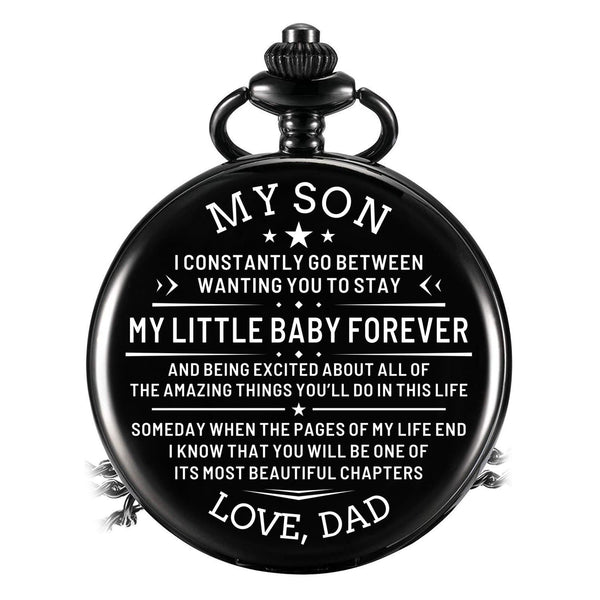 Pocket Watches Dad To Son - My Little Baby Forever Pocket Watch GiveMe-Gifts