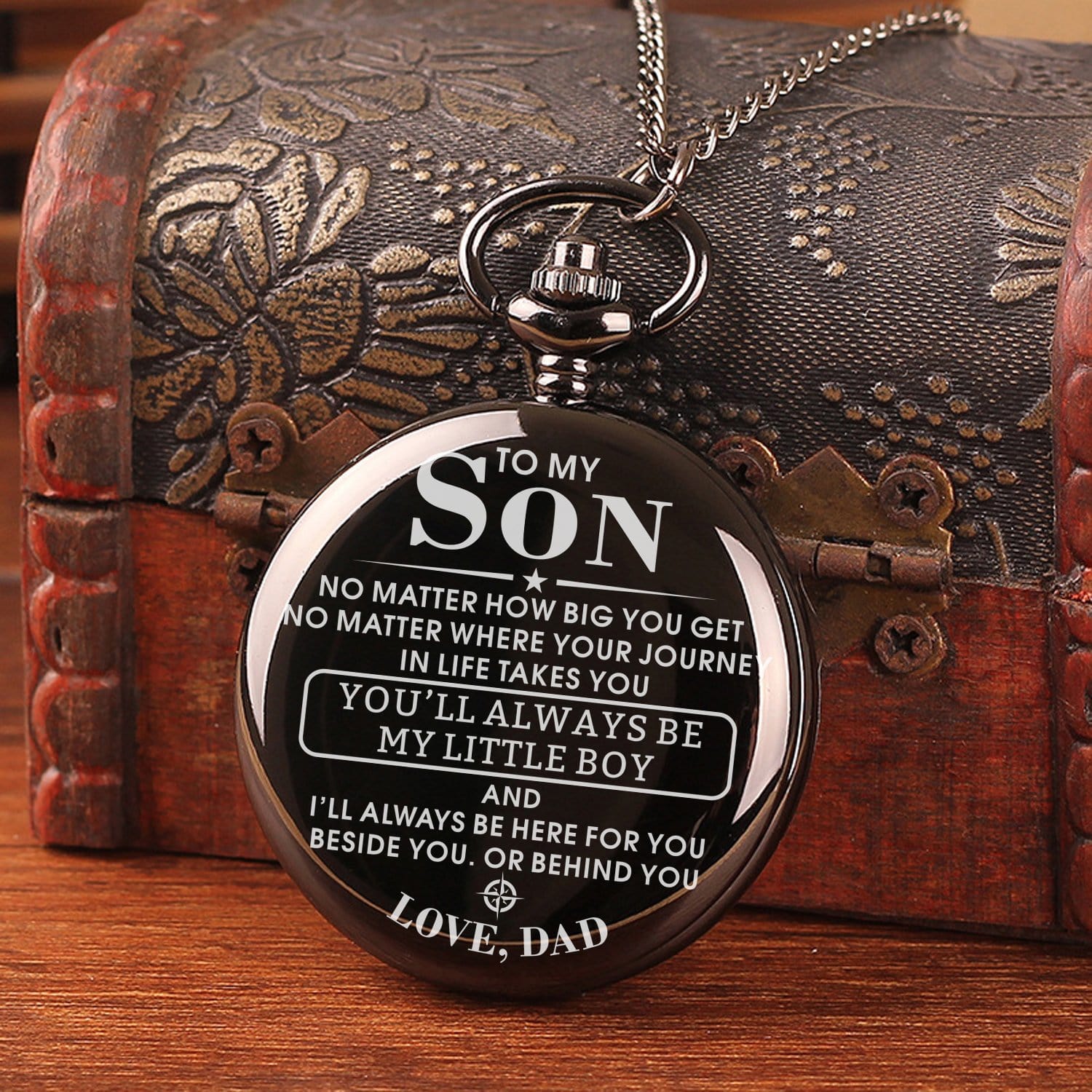 Pocket Watches Dad To Son - You Will Always Be My Little Boy Pocket Watch GiveMe-Gifts