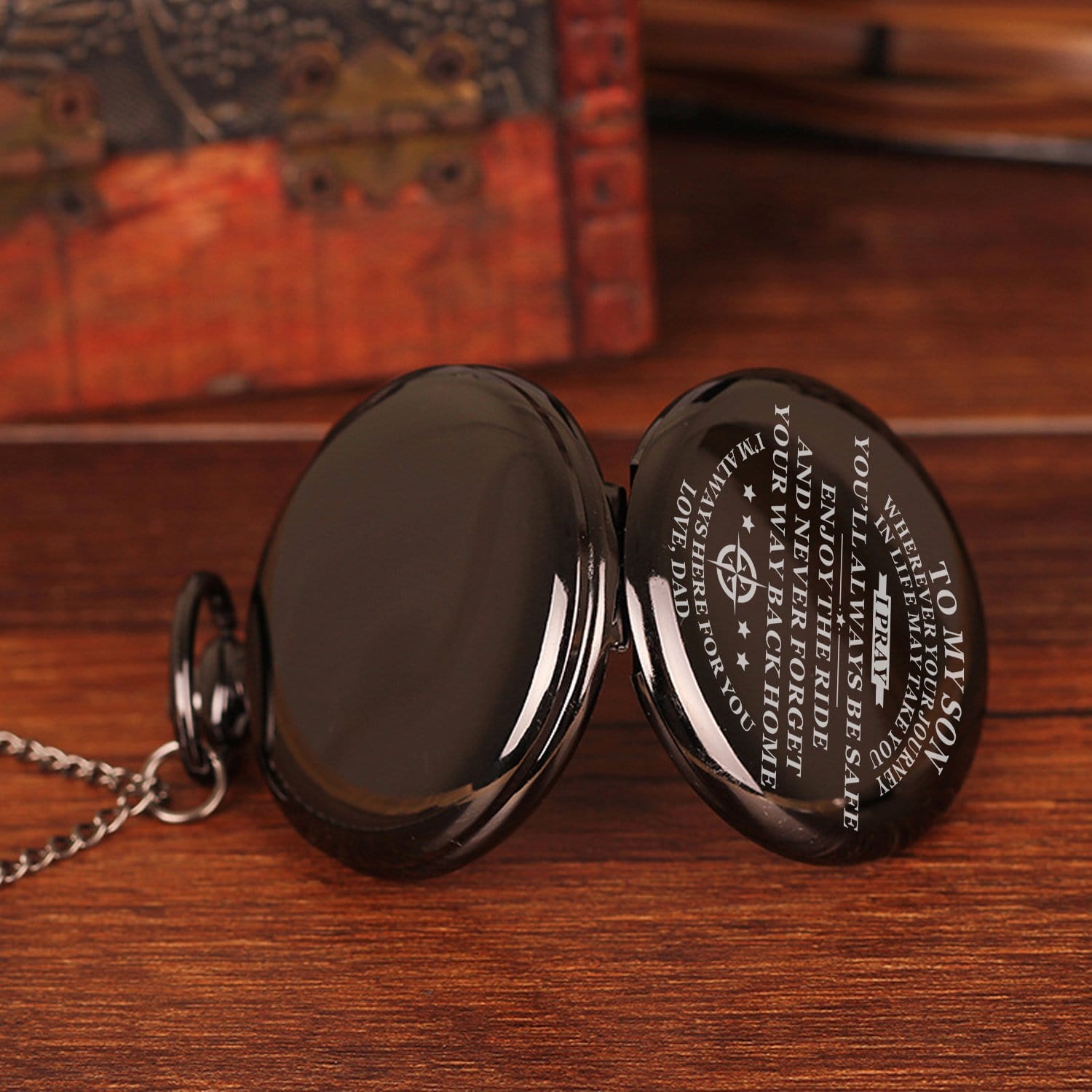 Pocket Watches Dad To Son - You Will Always Be Safe Pocket Watch GiveMe-Gifts