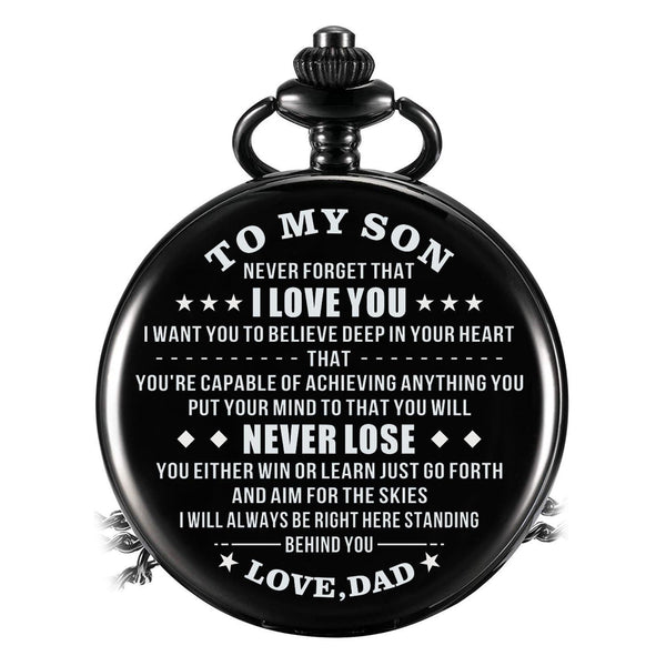 Pocket Watches Dad To Son - You Will Never Lose Pocket Watch GiveMe-Gifts