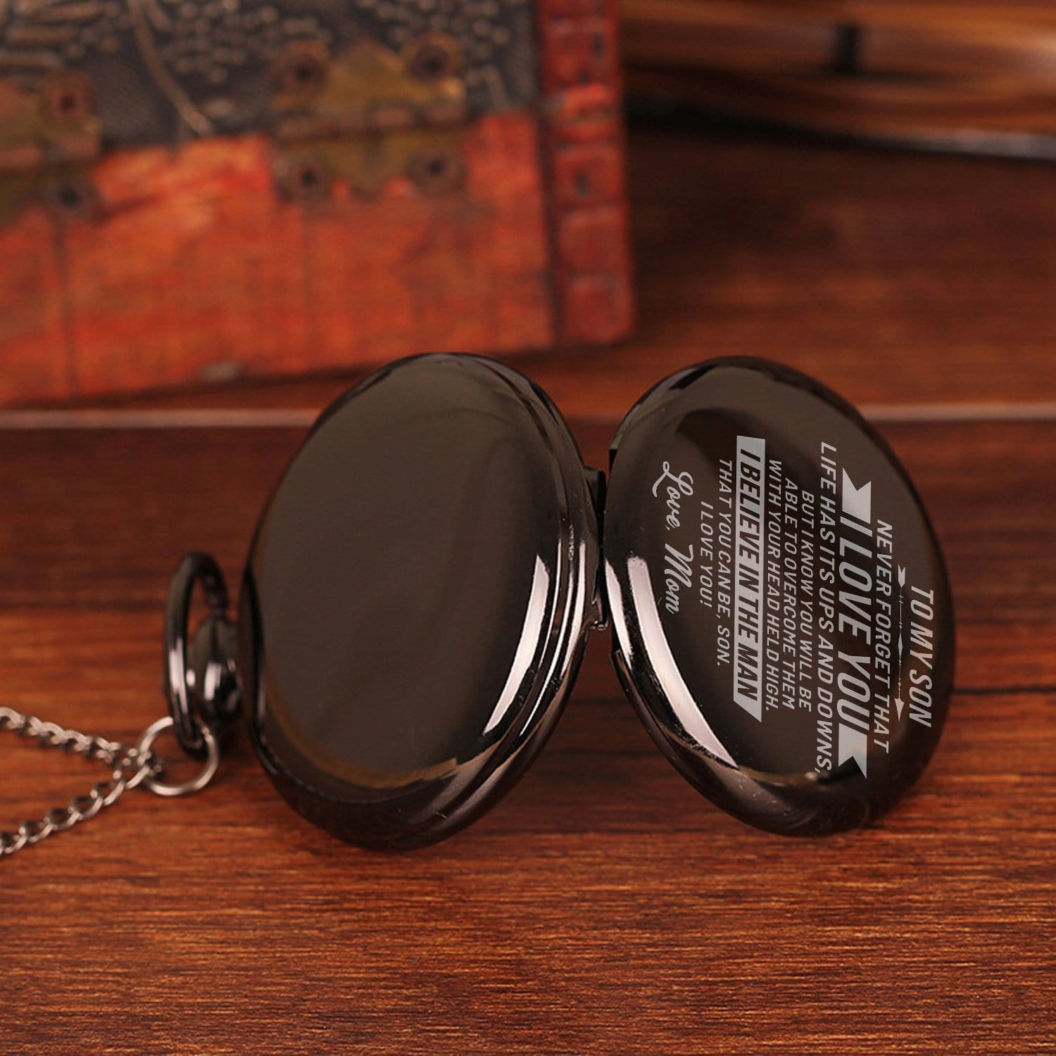 Pocket Watches Mom To Son - I Believe In The Man Pocket Watch GiveMe-Gifts