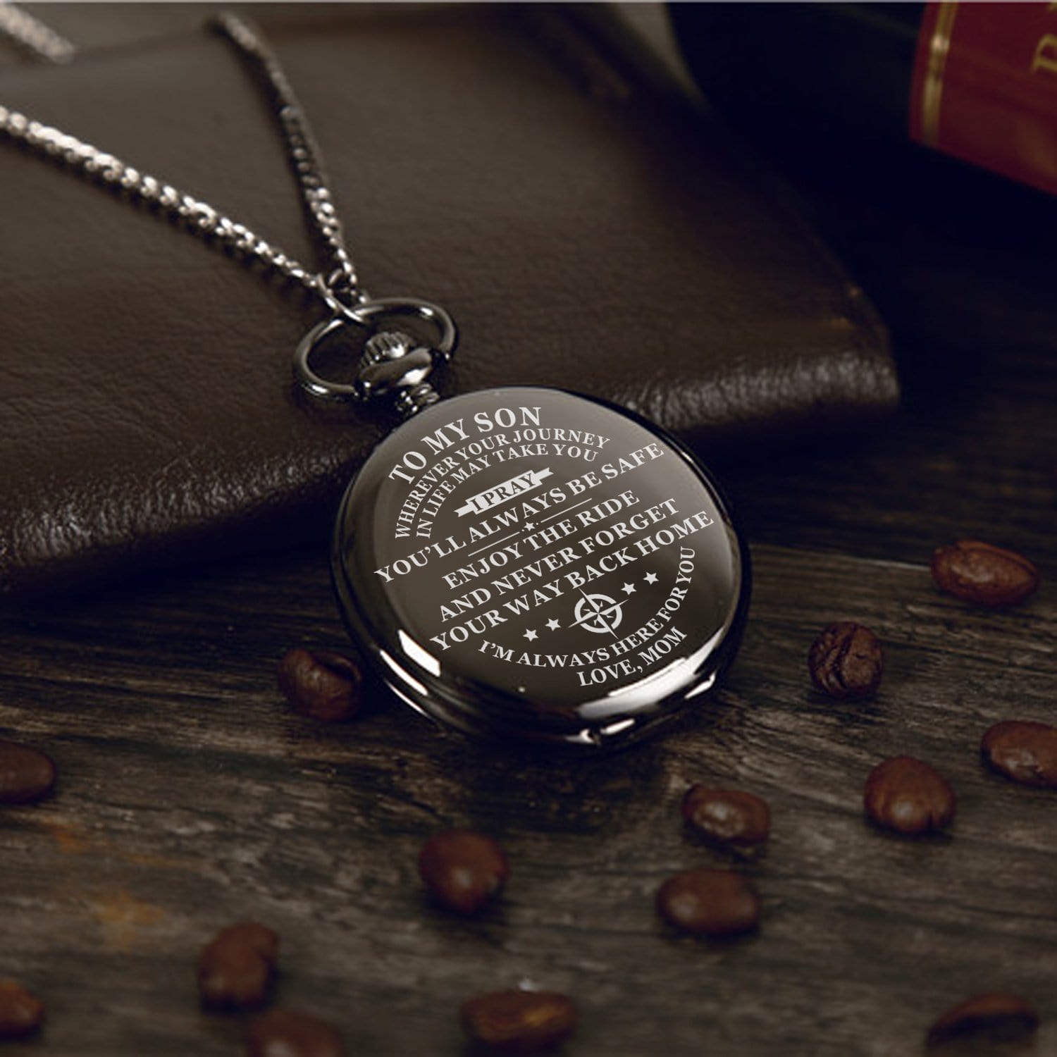 Pocket Watches Mom To Son - You Will Always Be Safe Pocket Watch GiveMe-Gifts