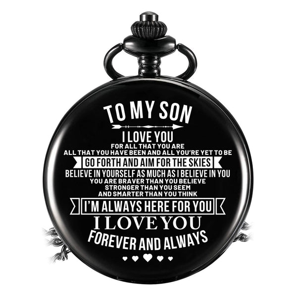 Pocket Watches To My Son - Go Forth And Aim For The Skies Pocket Watch GiveMe-Gifts