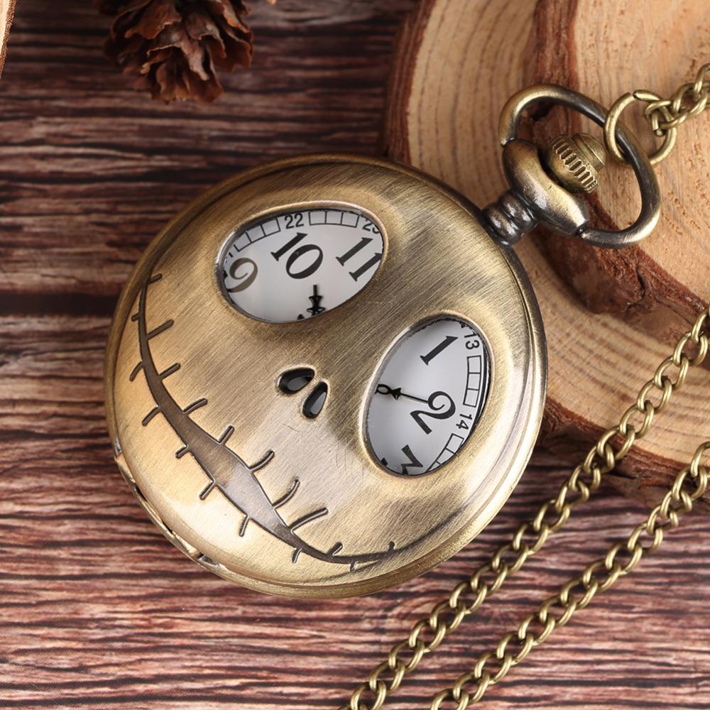 Pocket Watches The Nightmare Before Christmas Halloween Vintage Pocket Watch GiveMe-Gifts