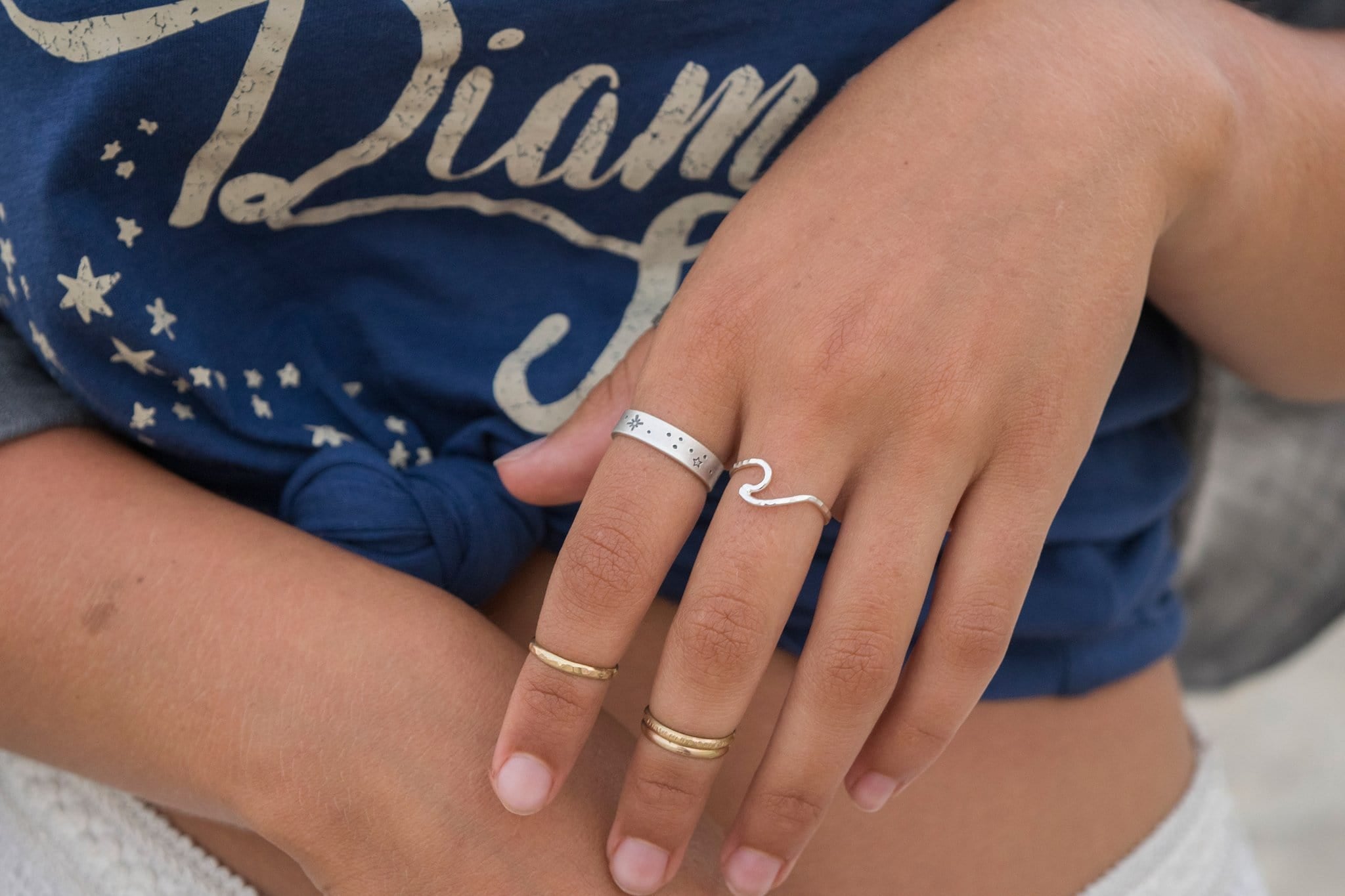 Rings Ocean Wave Ring GiveMe-Gifts