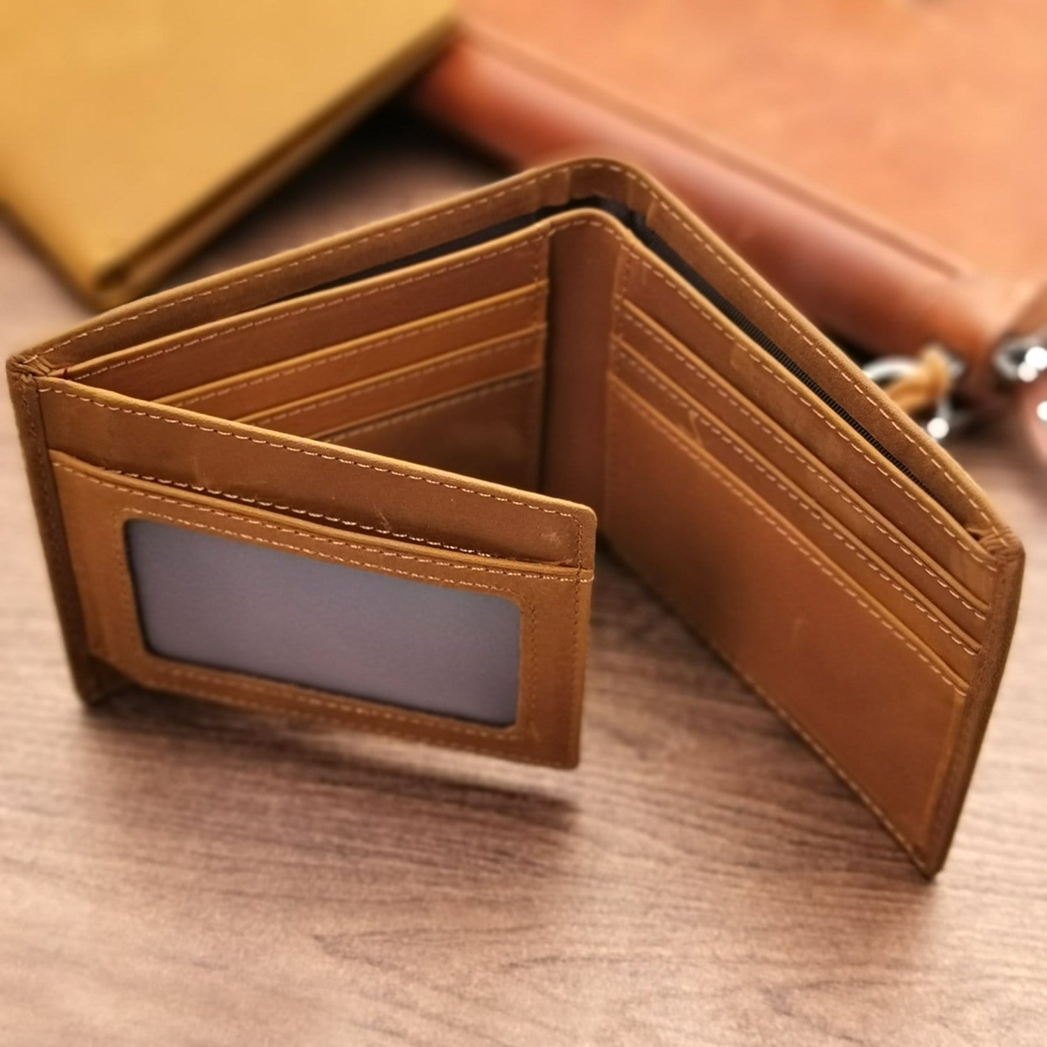 Wallets To Our Son - We Will Always Be Here Bifold Leather Wallet Gift Card GiveMe-Gifts