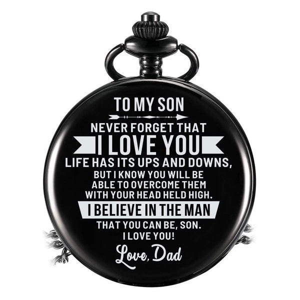 Pocket Watches Dad To Son - I Believe In The Man Pocket Watch GiveMe-Gifts